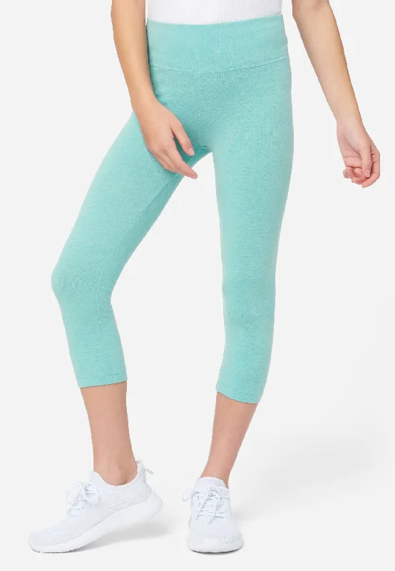 Belted women leggings for a defined waist and added styleCrop Leggings