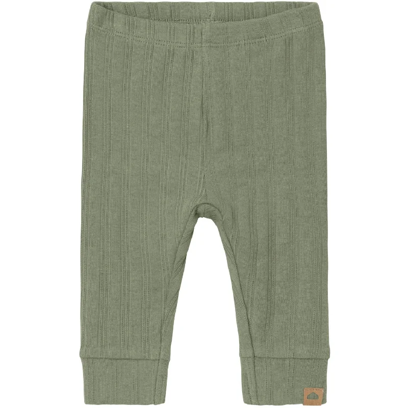 High - waisted women leggings for a tummy - control and flattering fitName It Oil Green Human Long Johns