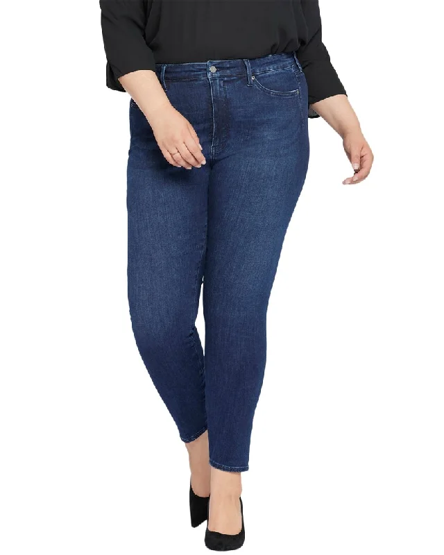 Belted women leggings for a defined waist and added styleNYDJ Plus Seamless High-Rise Ami Skinny Jean