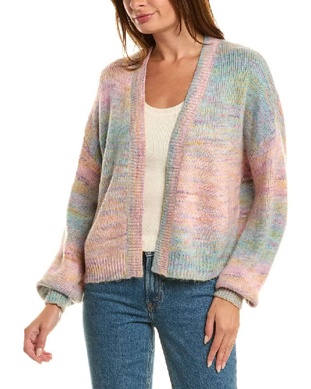 oversized women cardigan for a trendy and cozy look525 America Space Dye Wool-Blend Cardigan