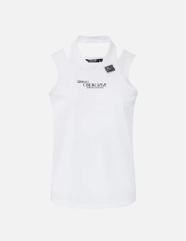 Muscle Women T Shirt for a Sporty and Casual LookAsymmetric Layered Tank Top