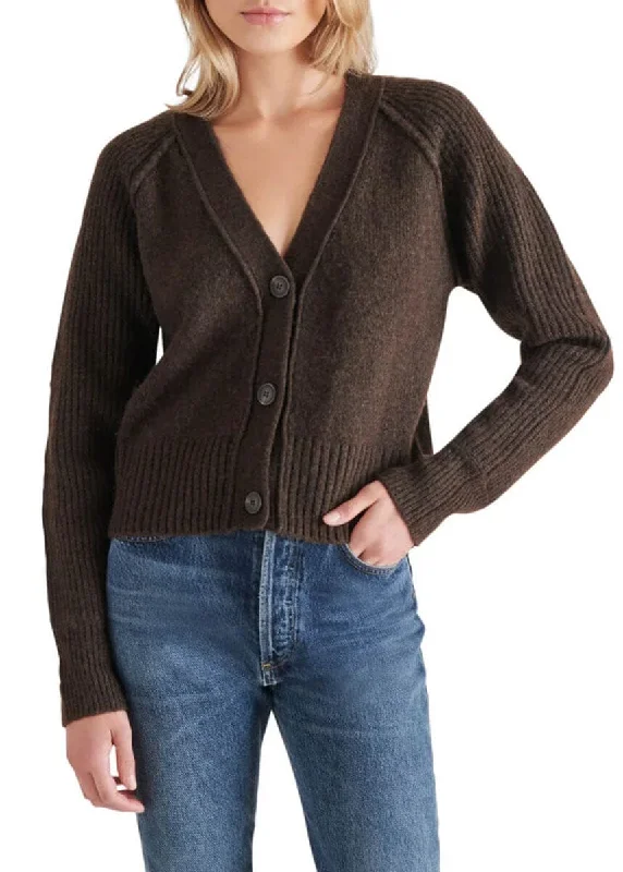 maternity women cardigan for expecting momsBeckie Cardigan - Chestnut