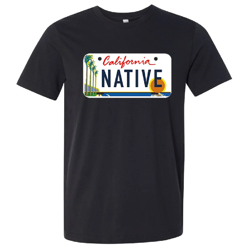 Plus Size Women T Shirt for a Comfortable and Flattering FitCalifornia Native License Plate Asst Colors Mens Lightweight Fitted T-Shirt/tee