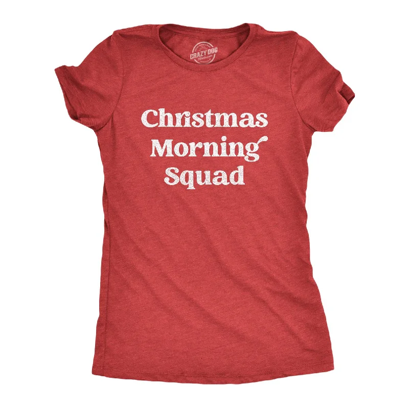 Puff Sleeve Women T Shirt for a Fashion - Forward LookChristmas Morning Squad Women's T Shirt