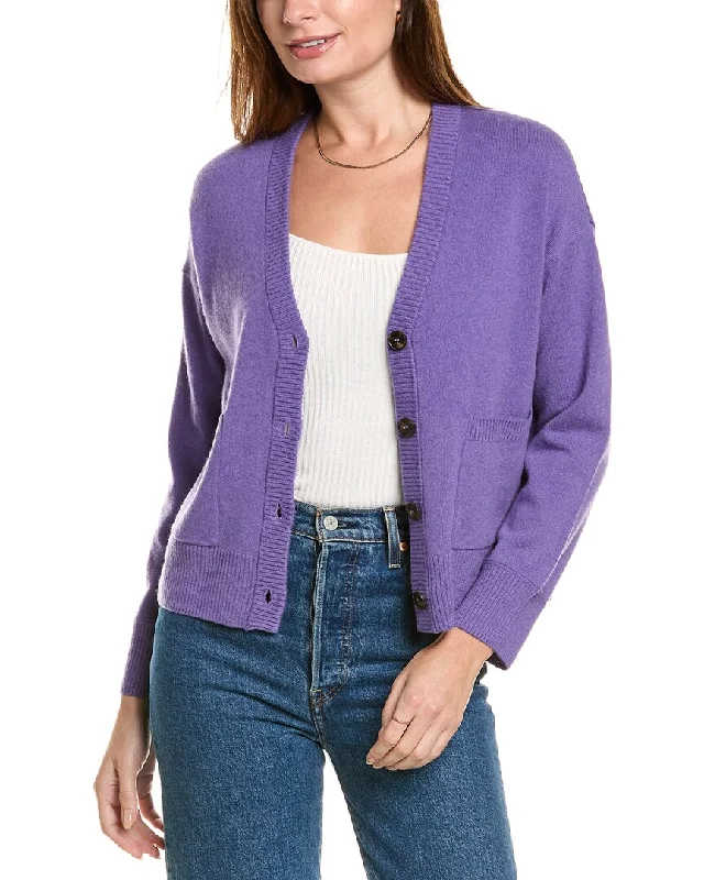 machine washable women cardigan for easy careDesign History V-Neck Cashmere Cardigan