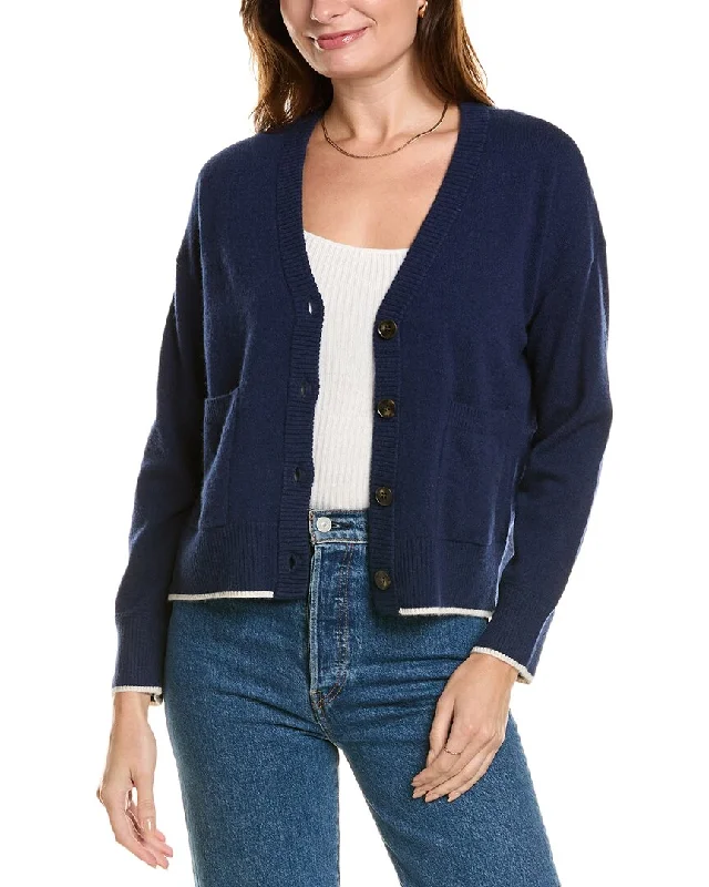 cashmere blend women cardigan for a luxurious feelDesign History V-Neck Cashmere Cardigan