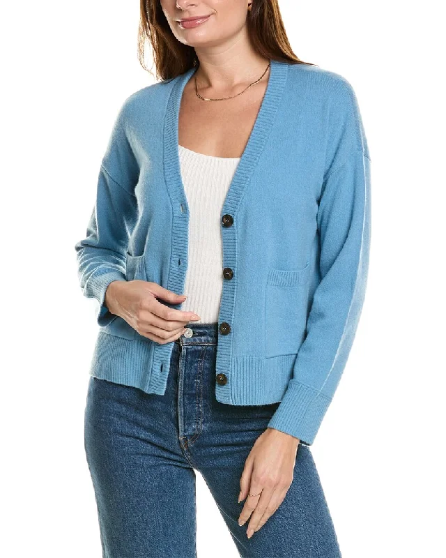 oversized women cardigan for a trendy and cozy lookDesign History V-Neck Cashmere Cardigan