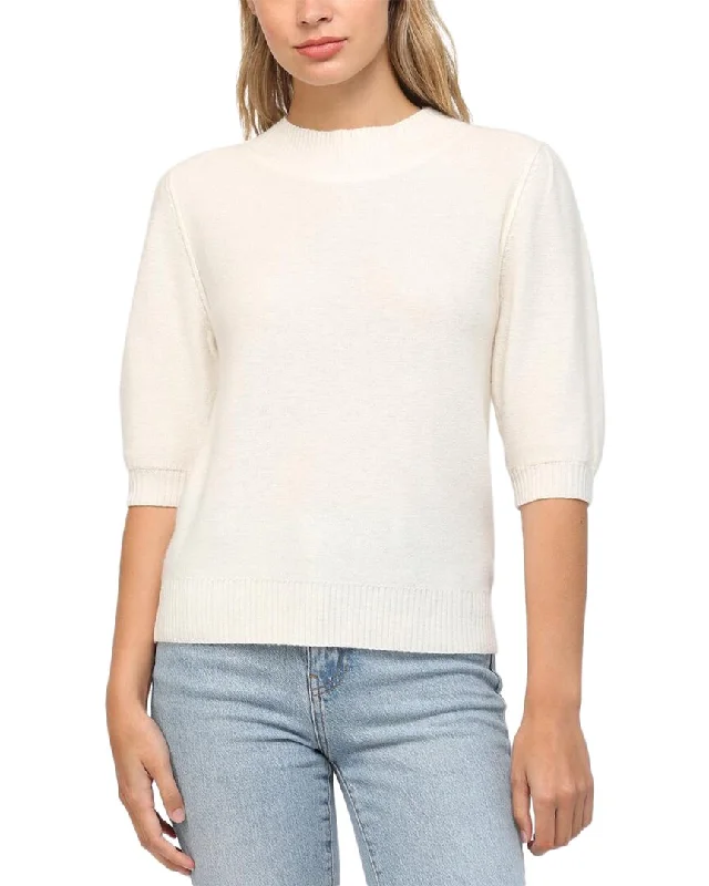 Women's Long Sleeve Turtleneck Cashmere SweatersFATE Cashmere & Wool-Blend Sweater