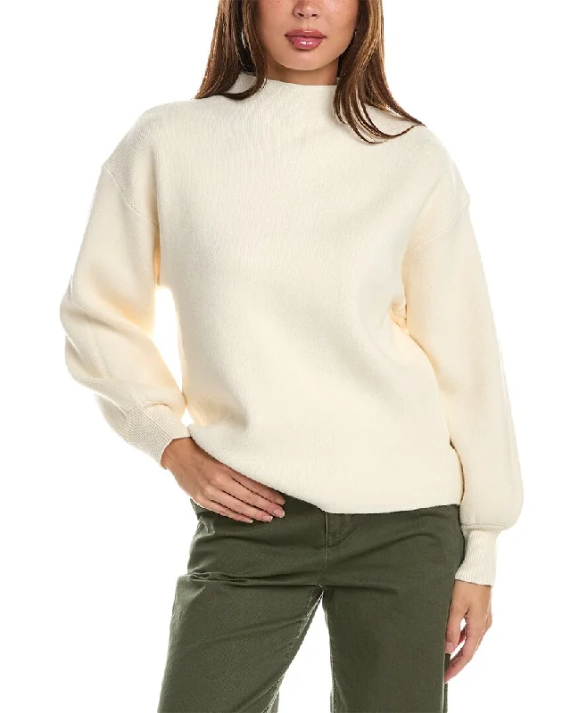 Cropped Women's Angora Blend Sweaters for a Trendy LookFATE Sweater