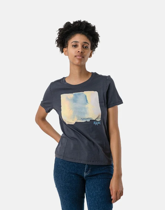 Embroidered Women T Shirt with Intricate DetailsG-Star RAW Abstract Water Colour Print T-Shirt