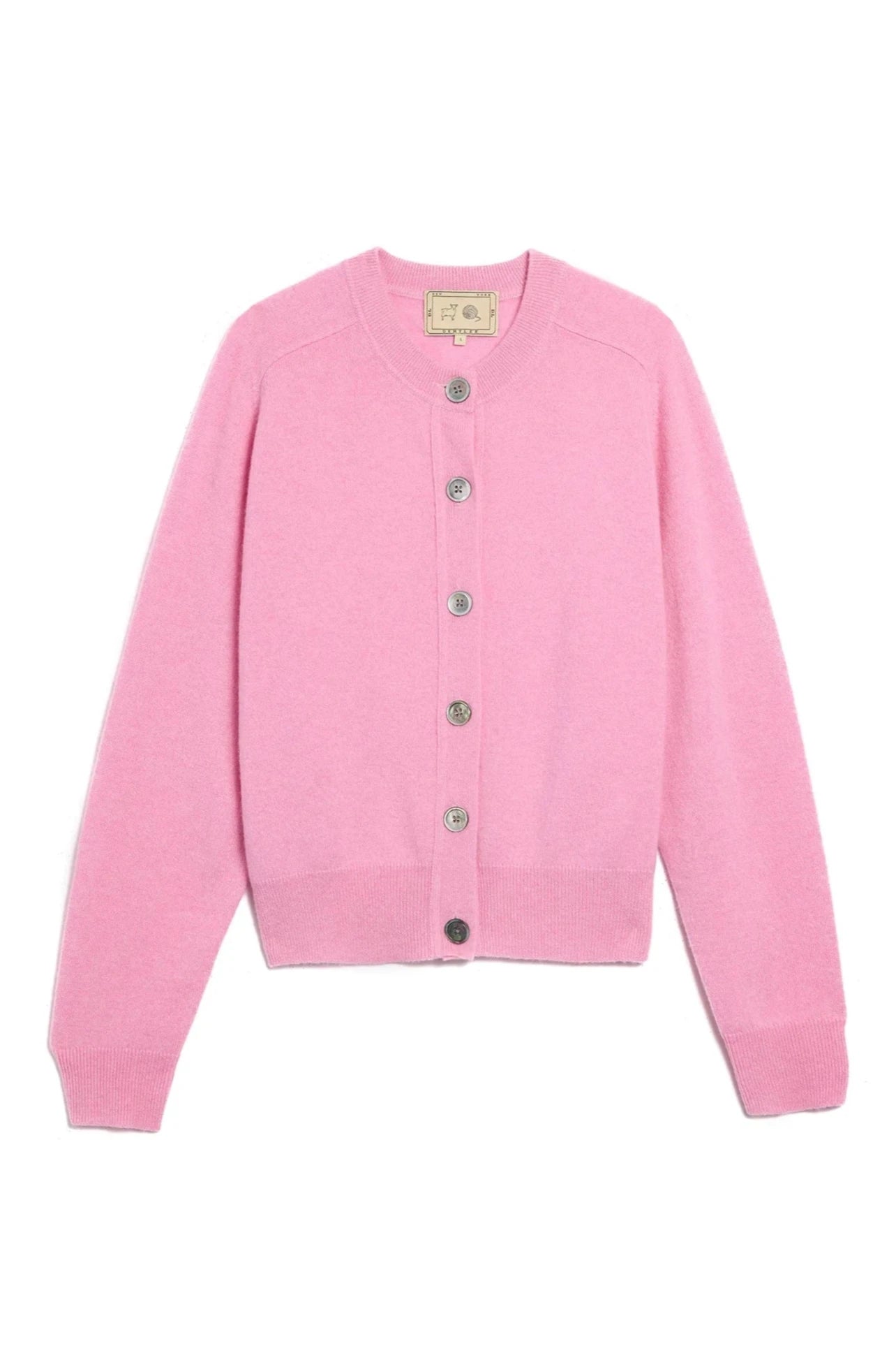 oversized women cardigan for a trendy and cozy lookGwen Bright Pink Cashmere Cardigan