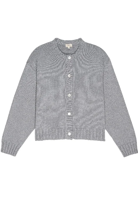 cashmere blend women cardigan for a luxurious feelHeather Grey Cotton Cardigan