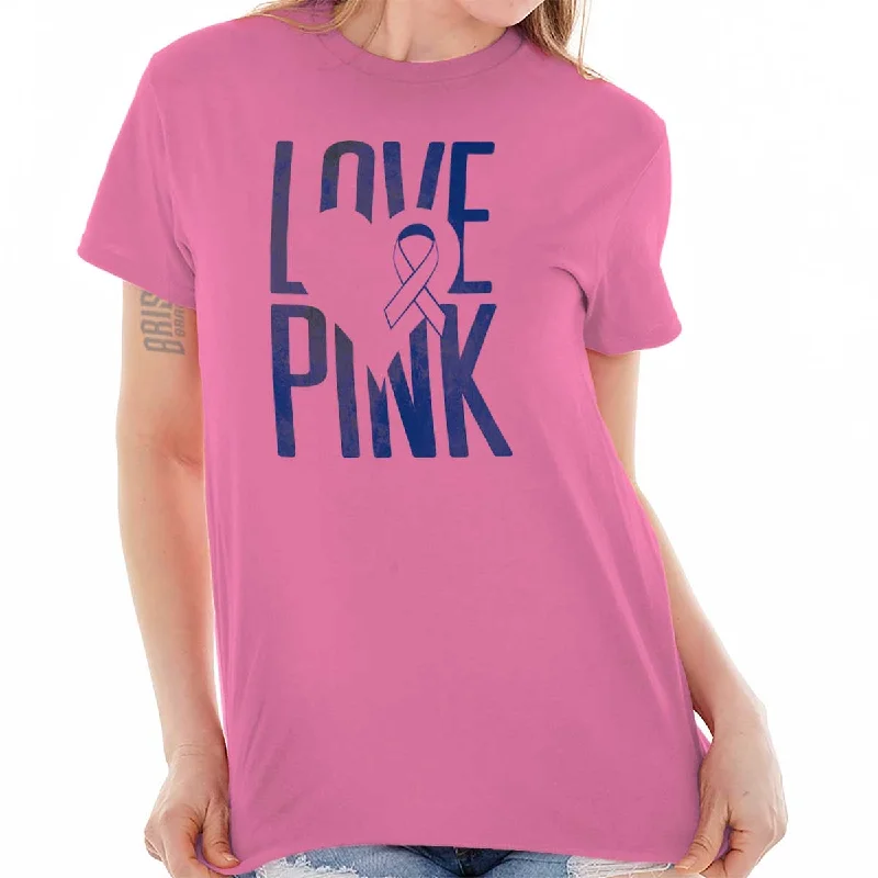 Long Sleeve Women T Shirt for Cooler WeatherBreast Cancer Awareness T Shirt