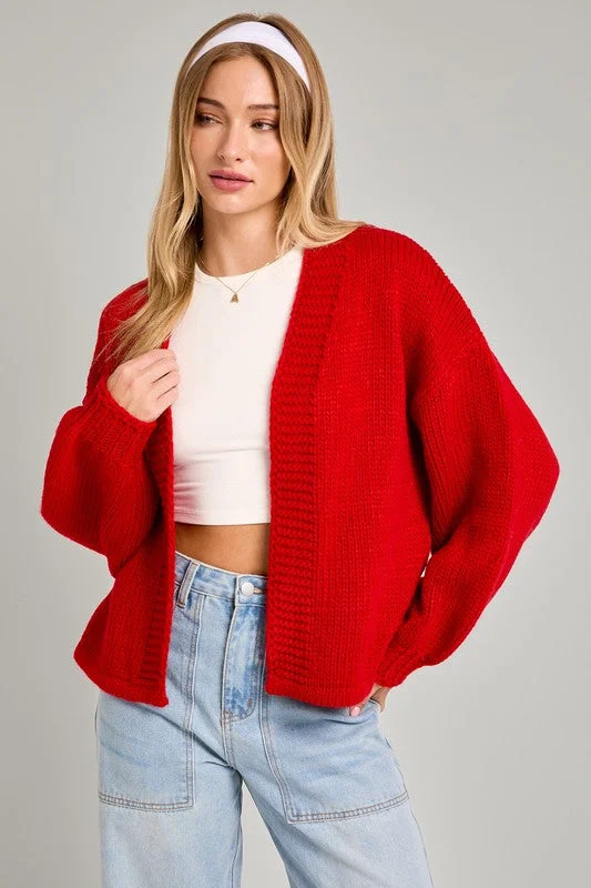 ribbed women cardigan with a classic textureMy Heart Cardigan