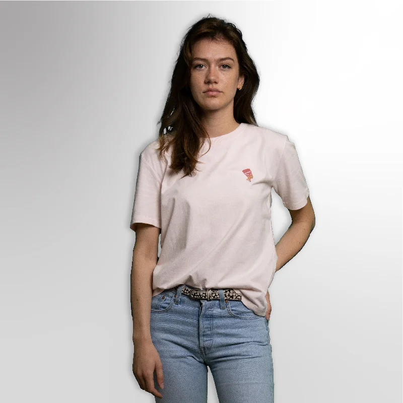 Moisture - Wicking Women T Shirt for Active LifestylesPink logo WOMEN