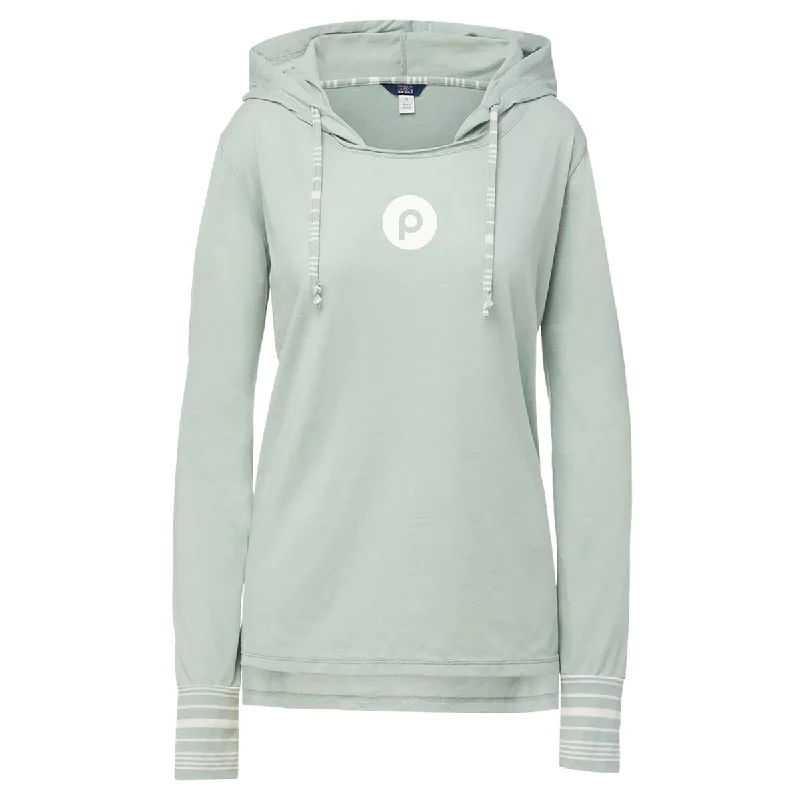 Plus Size Women T Shirt for a Comfortable and Flattering FitSerenity Hooded Tee - Greenstone