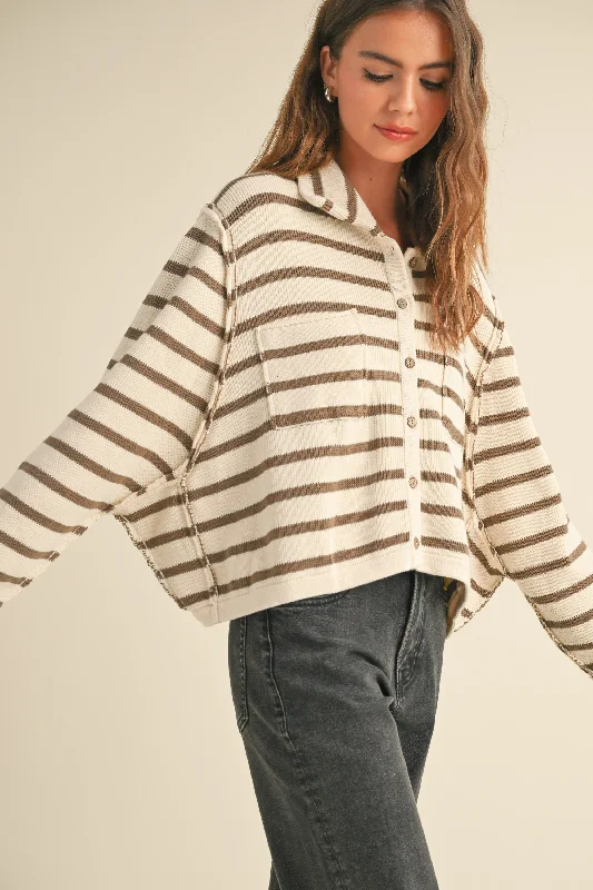 cropped women cardigan to pair with high - waisted jeansSofia Knitted Cardigan