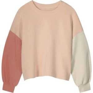 Boat Neck Women's Merino Wool Sweaters in Neutral ShadesSummum Round Neck Relaxed Sweatshirt