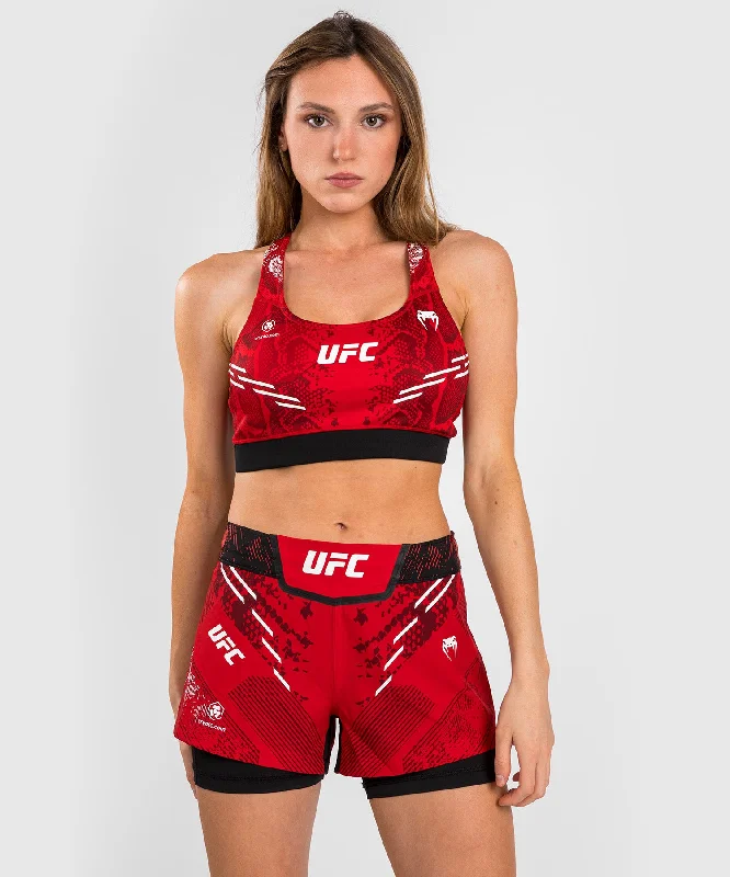 Moisture - Wicking Women T Shirt for Active LifestylesUFC Adrenaline by Venum Authentic Fight Night  Women’s Sports Bra - Red