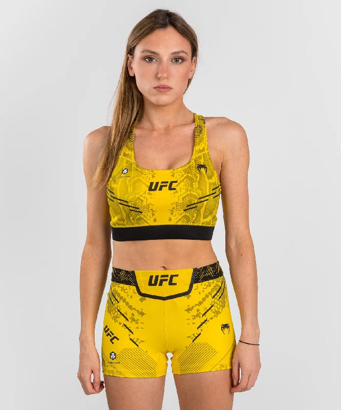 Ringer T Shirt Women with Retro - Inspired StripesUFC Adrenaline by Venum Authentic Fight Night  Women’s Sports Bra - Yellow