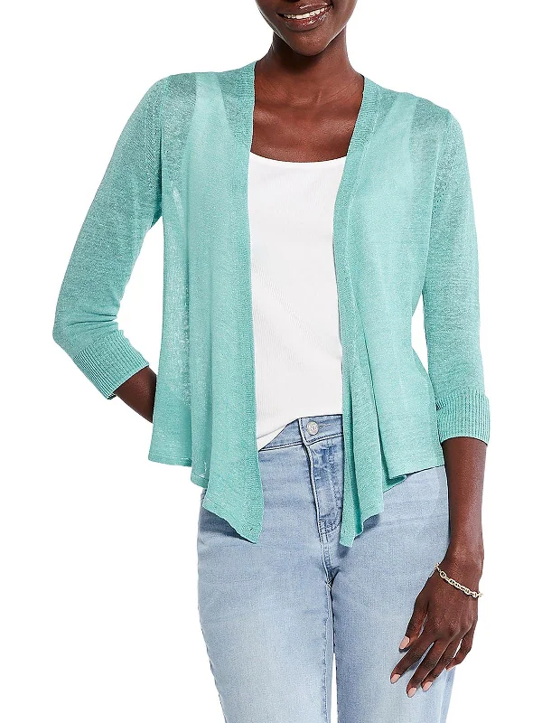 organic cotton women cardigan for an eco - friendly choiceWomens Duster Ribbed Cardigan Sweater