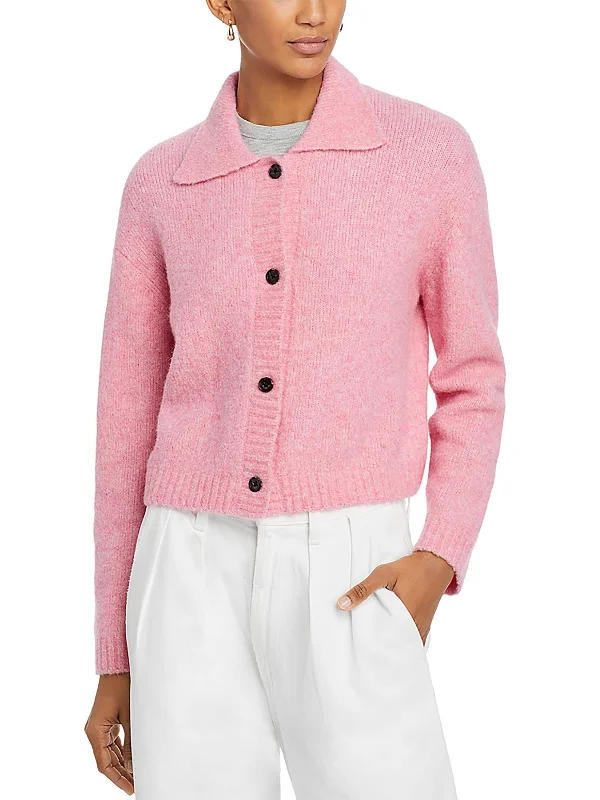 cable knit women cardigan with intricate patternsWomens Faux Fur Button Up Cardigan Sweater