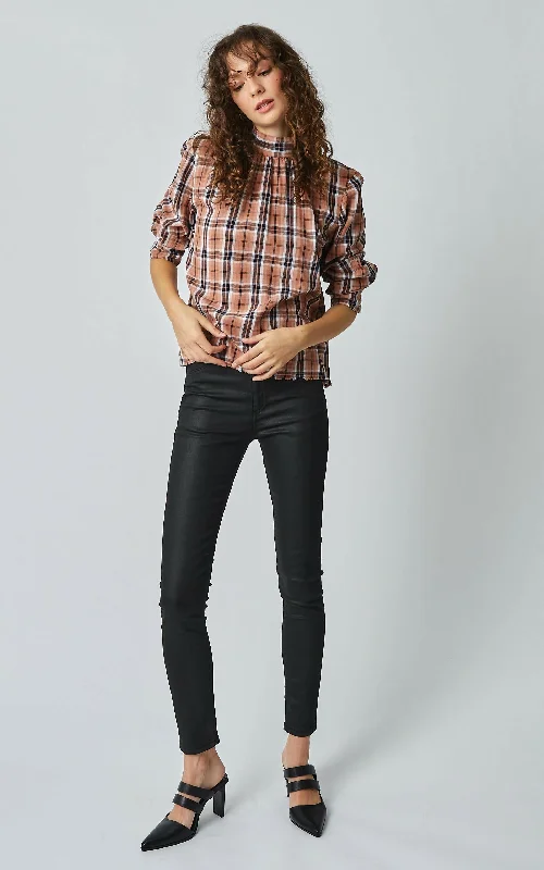 Ariya Tie Neck Copper Shirt