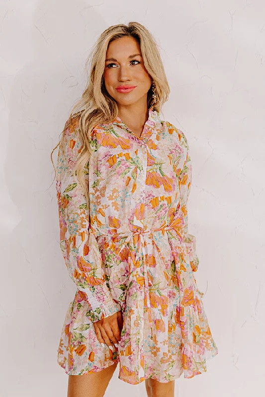 Off - the - Shoulder Women Dress for a Romantic and Feminine LookEyes On Paradise Floral Dress