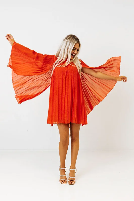 Ball Gown Women Dress with a Full Skirt for a Princess - like LookRunway Revelry Shift Dress in Tangerine