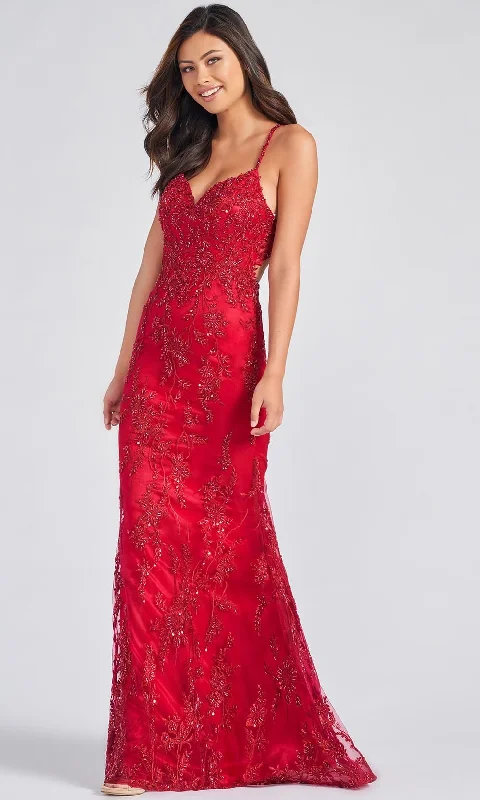 Halter Neck Women Dress to Show Off the Shoulders and NecklineColette for Mon Cheri CL12240 - Sweetheart Long Gown