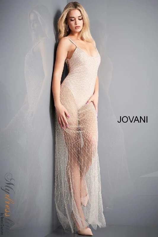 Off - the - Shoulder Women Dress for a Romantic and Feminine LookJovani 04864