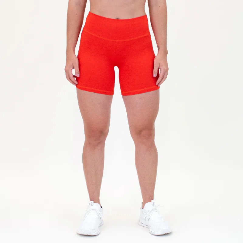 High - Waisted Women Shorts for a Retro and Flattering LookBiker Short 6" - No Front Seam - High Rise