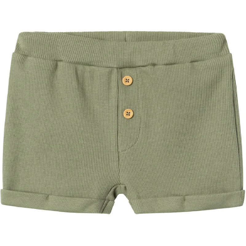 Printed Animal Print Women Shorts for a Wild and Stylish AppearanceName It Oil Green Jular Shorts