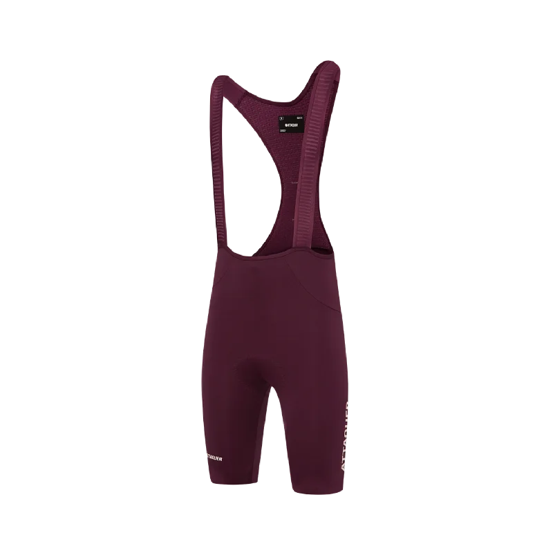 Belted Women Shorts to Enhance the WaistlineAttaquer Race Bib Short - Burgundy