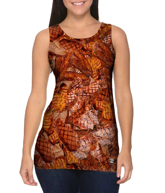 High - Neck Women's Silk Blend Tank Tops for a Luxurious FeelSteak Dinner Jumbo