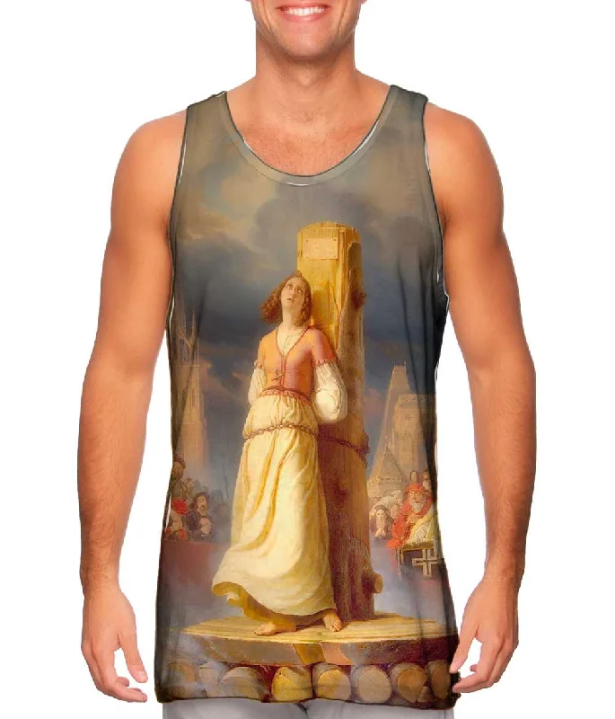 Plus Size Women's Side - Slit Tank Tops in Metallic ShadesStilke Hermann Anton - "Joan Of Arcs Death At The Stake" (1843)