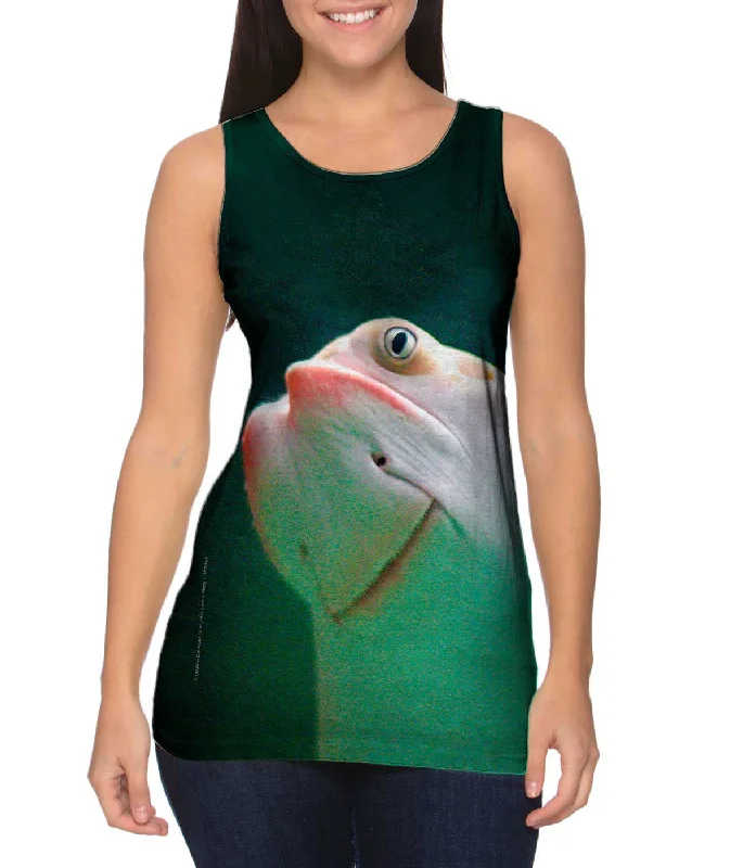 Plunge Neck Women's Seamless Tank Tops for a Smooth FitSting Ray Rising