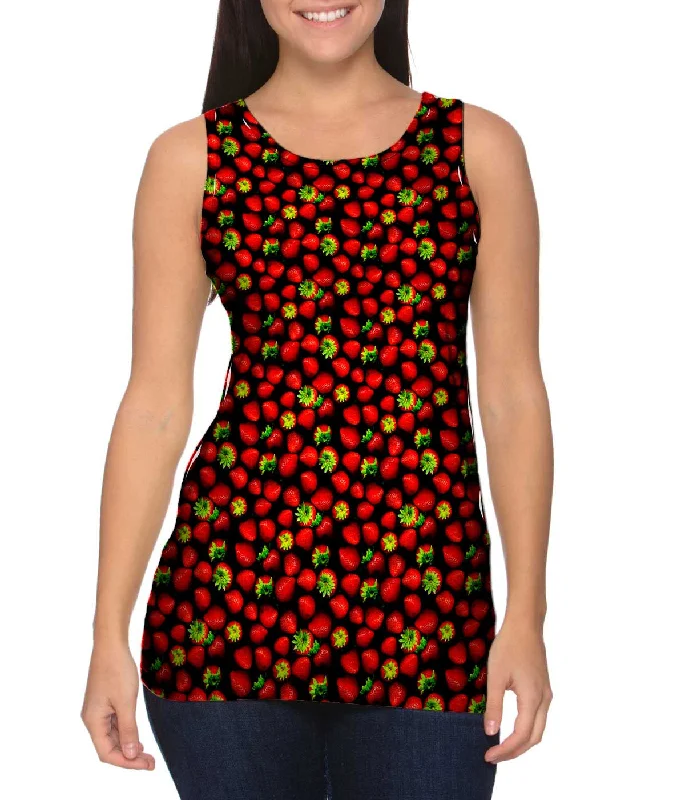 Halter Neck Women's Modal Blend Tank Tops for ComfortStrawberry Sky