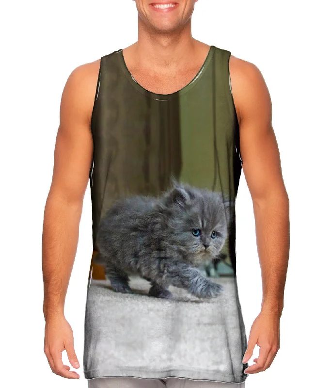 Halter Neck Women's Modal Blend Tank Tops for ComfortStrut Kitty Cat