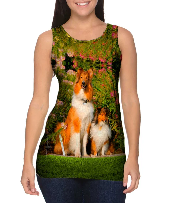 V - Neck Women's Moisture - Wicking Tank Tops for RunningSummer Collie