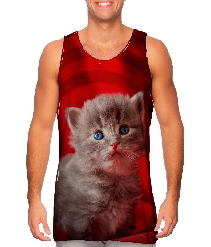 Women's Longline Tank Tops with Abstract PrintsSuper Baby Kitten