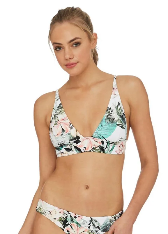 Ruched bikini with fabric gathers for a slimming effectSunseeker S11567 Wide Tri Bralette Bikini Bra